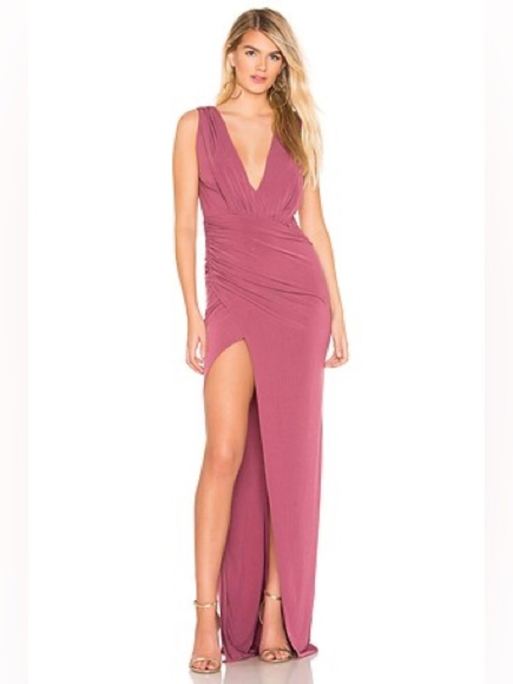 Katie May Penny Sue Gown Berry Size Small